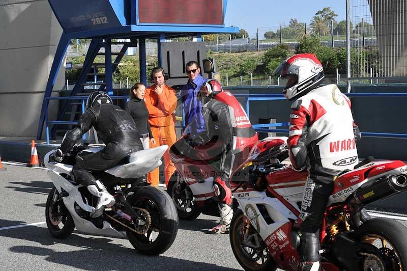 jerez;motorbikes;nov 2012;peter wileman photography;spain;trackday;trackday digital images;tracksense