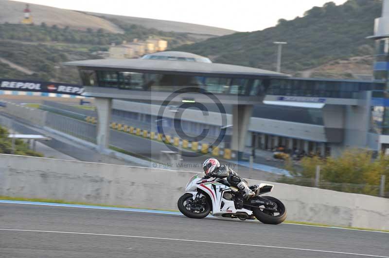 jerez;motorbikes;nov 2012;peter wileman photography;spain;trackday;trackday digital images;tracksense