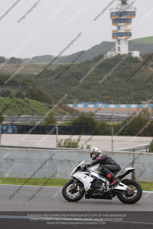 jerez;motorbikes;no limits;nov 2012;peter wileman photography;spain;trackday;trackday digital images