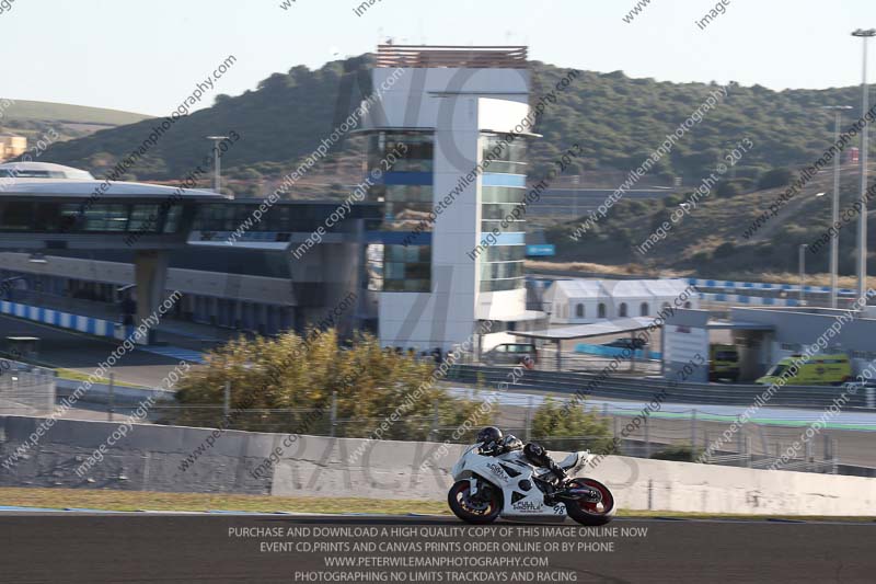 18 to 20th november 2013;Jerez;event digital images;motorbikes;no limits;peter wileman photography;trackday;trackday digital images