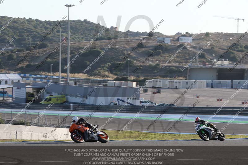 18 to 20th november 2013;Jerez;event digital images;motorbikes;no limits;peter wileman photography;trackday;trackday digital images