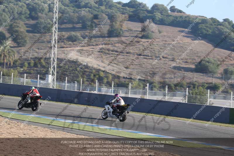 18 to 20th november 2013;Jerez;event digital images;motorbikes;no limits;peter wileman photography;trackday;trackday digital images