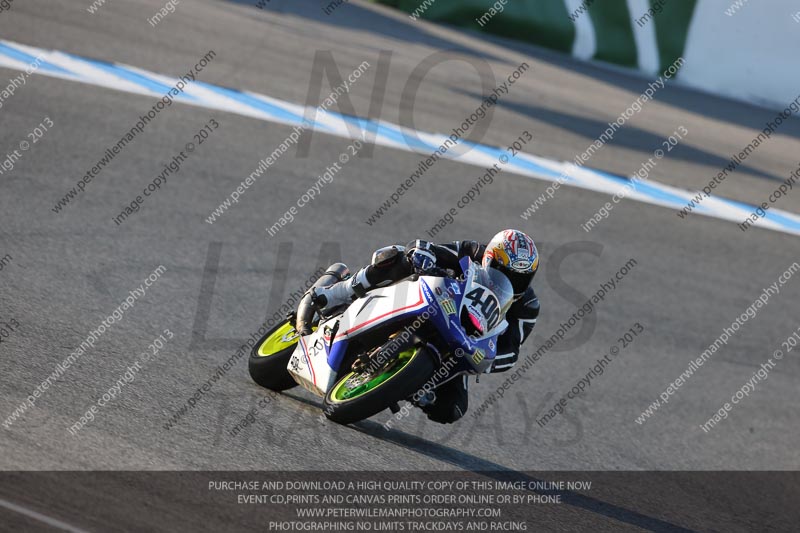 18 to 20th november 2013;Jerez;event digital images;motorbikes;no limits;peter wileman photography;trackday;trackday digital images