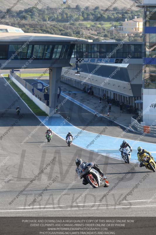 14 to 16th november 2015;Jerez;event digital images;motorbikes;no limits;peter wileman photography;trackday;trackday digital images