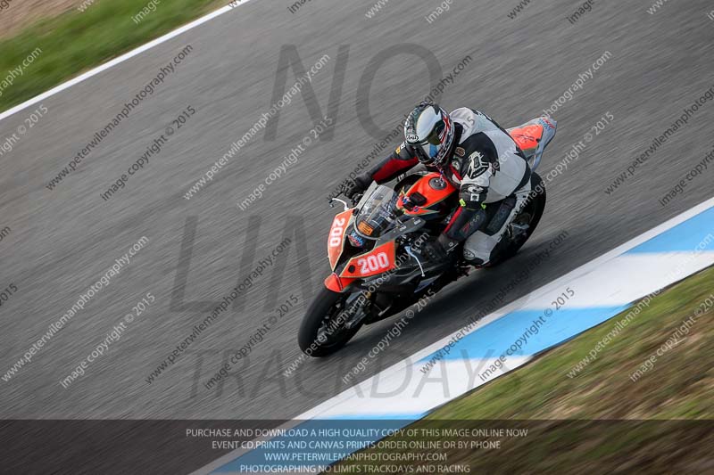 14 to 16th november 2015;Jerez;event digital images;motorbikes;no limits;peter wileman photography;trackday;trackday digital images