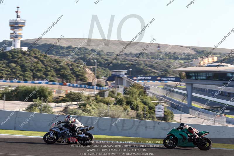 14 to 16th november 2015;Jerez;event digital images;motorbikes;no limits;peter wileman photography;trackday;trackday digital images