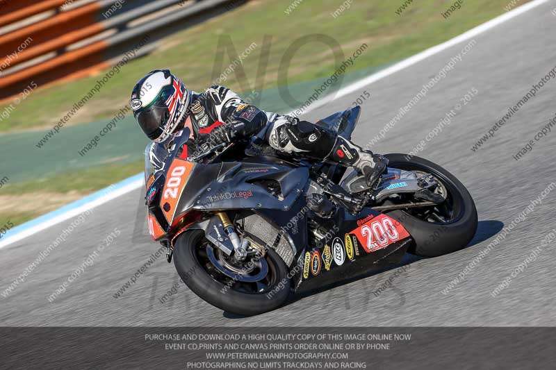 14 to 16th november 2015;Jerez;event digital images;motorbikes;no limits;peter wileman photography;trackday;trackday digital images