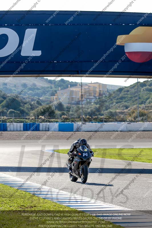 14 to 16th november 2015;Jerez;event digital images;motorbikes;no limits;peter wileman photography;trackday;trackday digital images