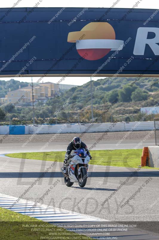 14 to 16th november 2015;Jerez;event digital images;motorbikes;no limits;peter wileman photography;trackday;trackday digital images