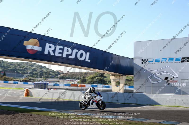 14 to 16th november 2015;Jerez;event digital images;motorbikes;no limits;peter wileman photography;trackday;trackday digital images