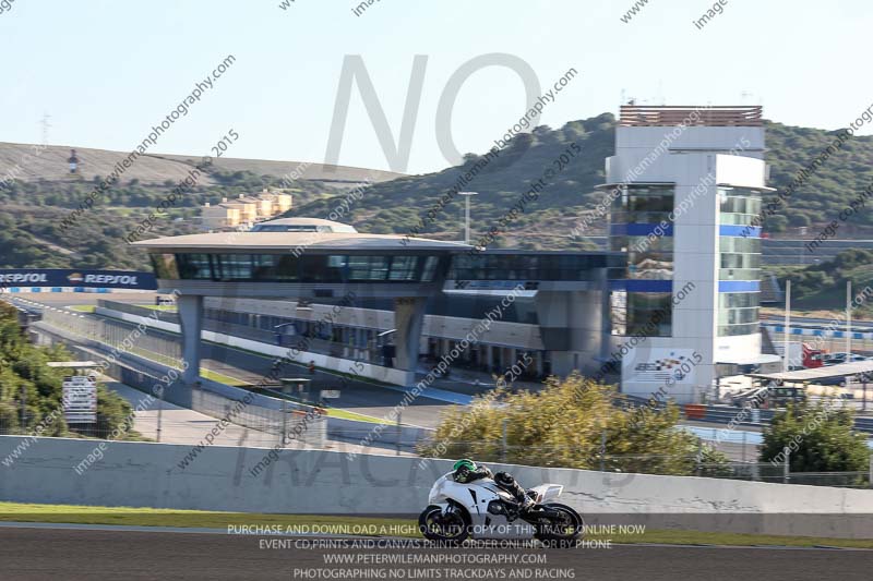 14 to 16th november 2015;Jerez;event digital images;motorbikes;no limits;peter wileman photography;trackday;trackday digital images