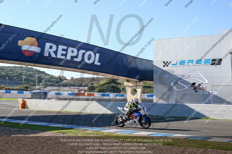 14 to 16th november 2015;Jerez;event digital images;motorbikes;no limits;peter wileman photography;trackday;trackday digital images