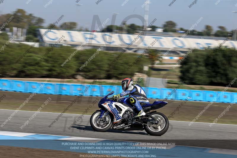 14 to 16th november 2015;Jerez;event digital images;motorbikes;no limits;peter wileman photography;trackday;trackday digital images