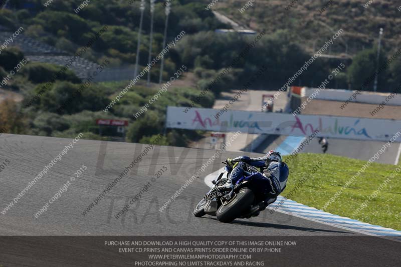 14 to 16th november 2015;Jerez;event digital images;motorbikes;no limits;peter wileman photography;trackday;trackday digital images