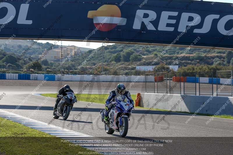 14 to 16th november 2015;Jerez;event digital images;motorbikes;no limits;peter wileman photography;trackday;trackday digital images