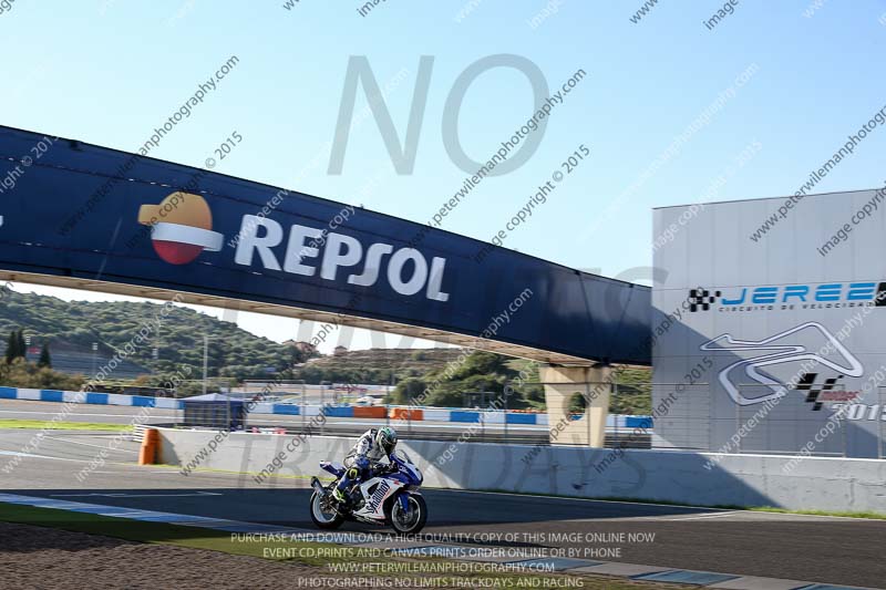 14 to 16th november 2015;Jerez;event digital images;motorbikes;no limits;peter wileman photography;trackday;trackday digital images