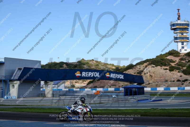 14 to 16th november 2015;Jerez;event digital images;motorbikes;no limits;peter wileman photography;trackday;trackday digital images