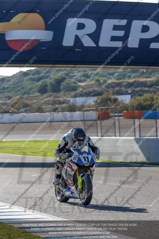 14 to 16th november 2015;Jerez;event digital images;motorbikes;no limits;peter wileman photography;trackday;trackday digital images