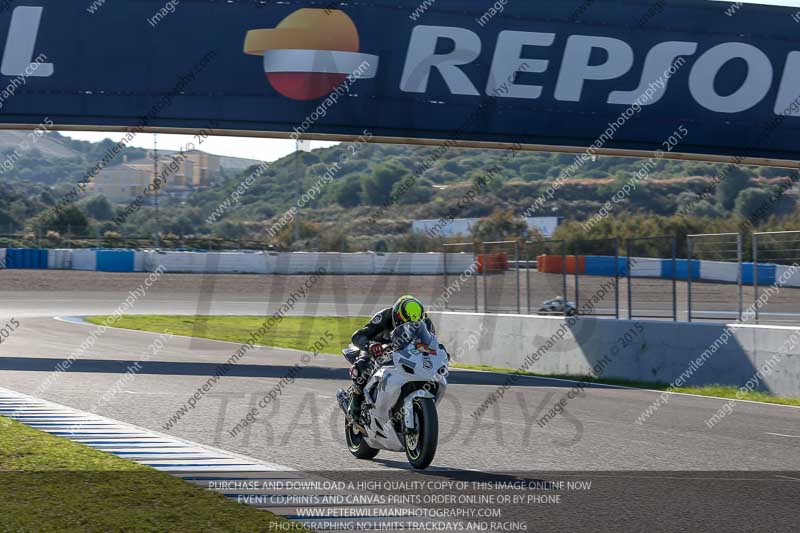 14 to 16th november 2015;Jerez;event digital images;motorbikes;no limits;peter wileman photography;trackday;trackday digital images