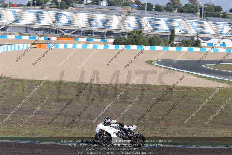 14 to 16th november 2015;Jerez;event digital images;motorbikes;no limits;peter wileman photography;trackday;trackday digital images