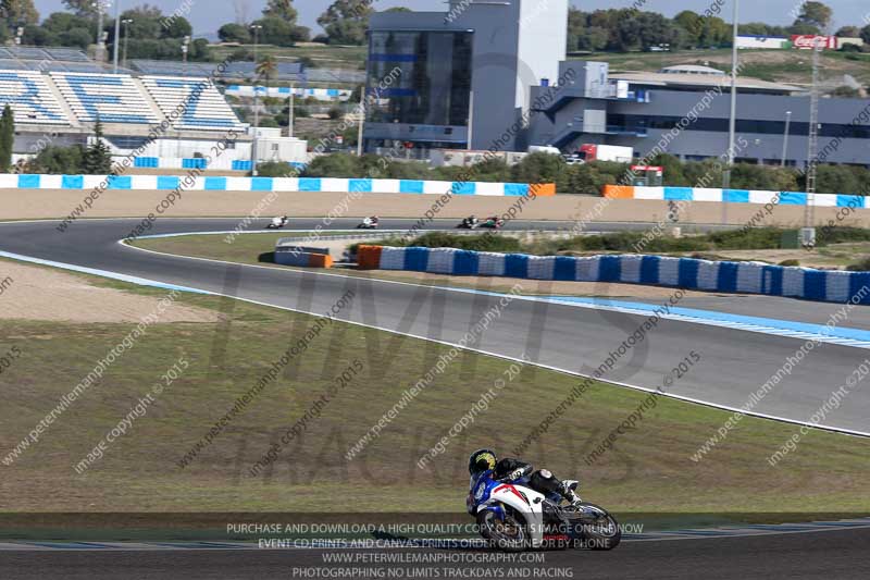 14 to 16th november 2015;Jerez;event digital images;motorbikes;no limits;peter wileman photography;trackday;trackday digital images