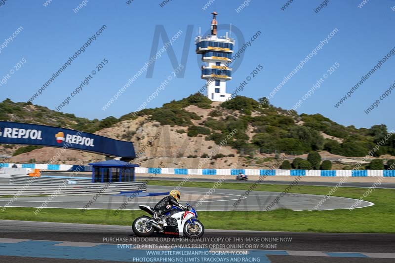 14 to 16th november 2015;Jerez;event digital images;motorbikes;no limits;peter wileman photography;trackday;trackday digital images