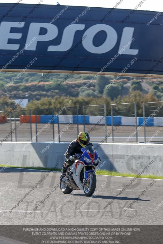 14 to 16th november 2015;Jerez;event digital images;motorbikes;no limits;peter wileman photography;trackday;trackday digital images