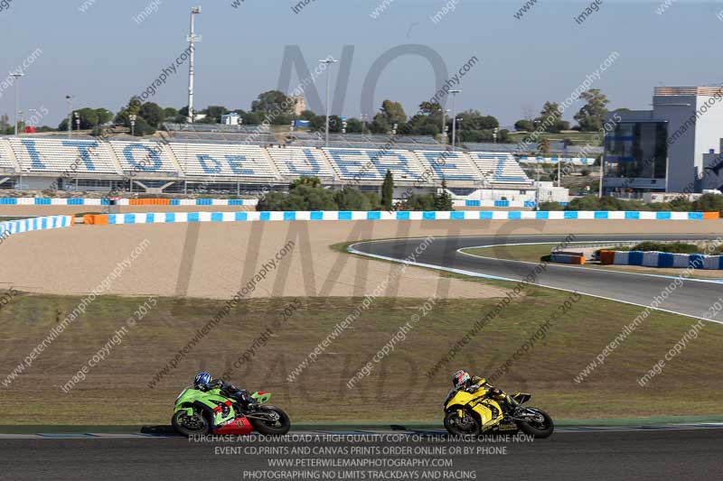 14 to 16th november 2015;Jerez;event digital images;motorbikes;no limits;peter wileman photography;trackday;trackday digital images