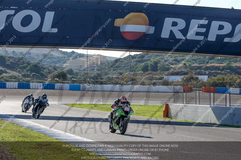 14 to 16th november 2015;Jerez;event digital images;motorbikes;no limits;peter wileman photography;trackday;trackday digital images