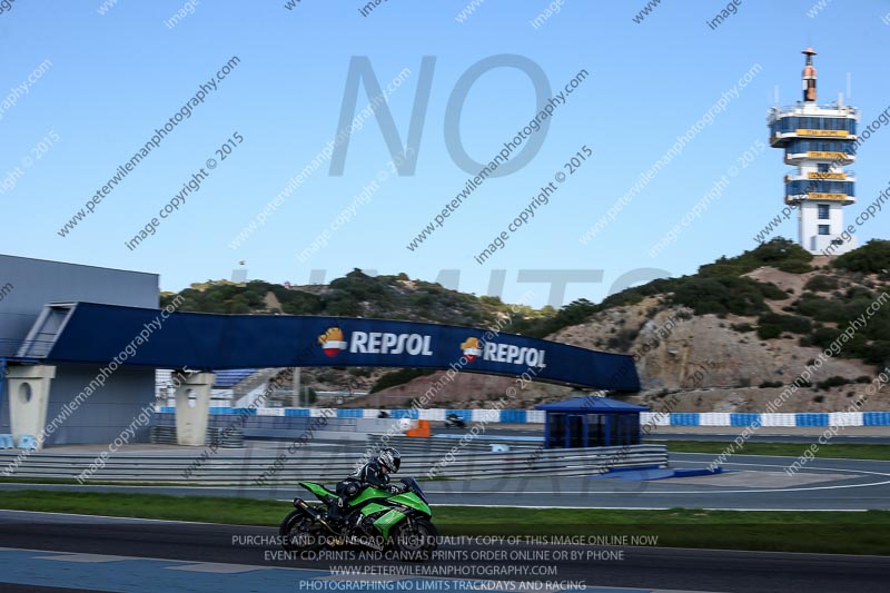 14 to 16th november 2015;Jerez;event digital images;motorbikes;no limits;peter wileman photography;trackday;trackday digital images