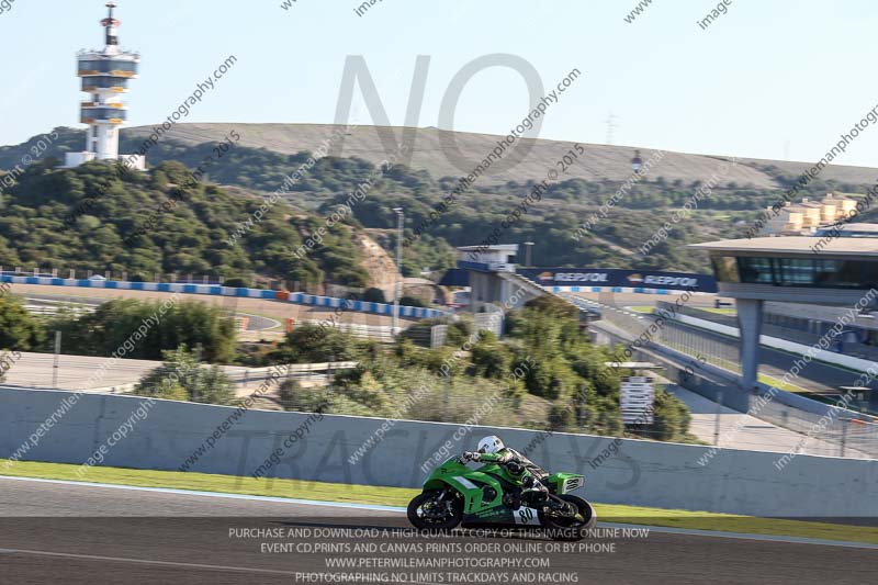 14 to 16th november 2015;Jerez;event digital images;motorbikes;no limits;peter wileman photography;trackday;trackday digital images