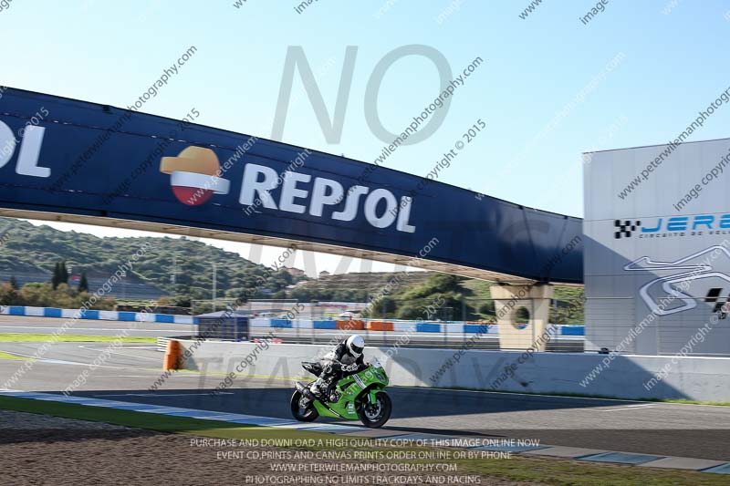 14 to 16th november 2015;Jerez;event digital images;motorbikes;no limits;peter wileman photography;trackday;trackday digital images