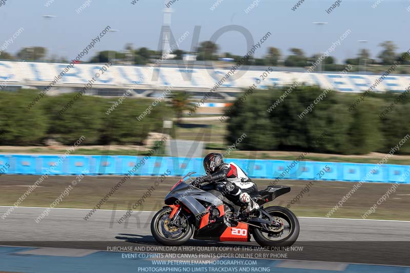 14 to 16th november 2015;Jerez;event digital images;motorbikes;no limits;peter wileman photography;trackday;trackday digital images