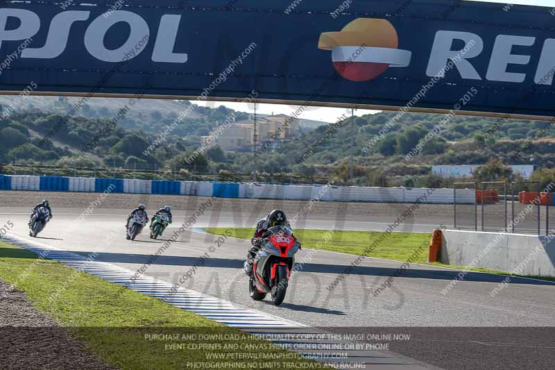 14 to 16th november 2015;Jerez;event digital images;motorbikes;no limits;peter wileman photography;trackday;trackday digital images