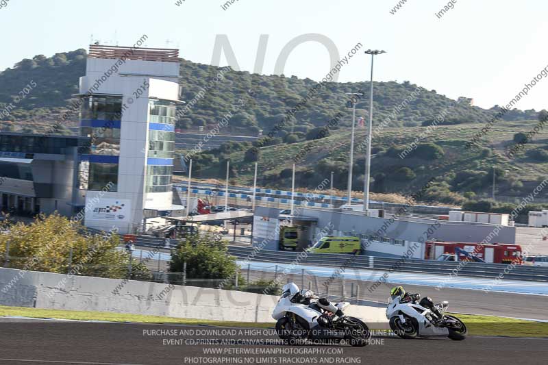 14 to 16th november 2015;Jerez;event digital images;motorbikes;no limits;peter wileman photography;trackday;trackday digital images