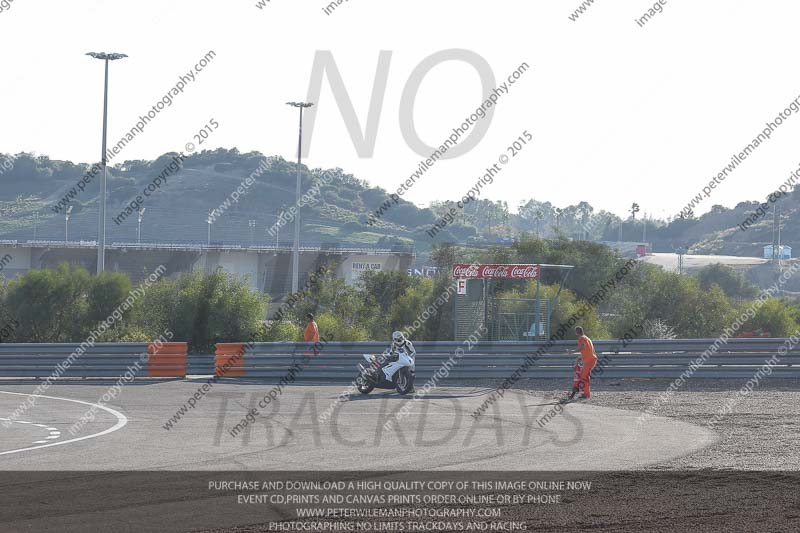 14 to 16th november 2015;Jerez;event digital images;motorbikes;no limits;peter wileman photography;trackday;trackday digital images