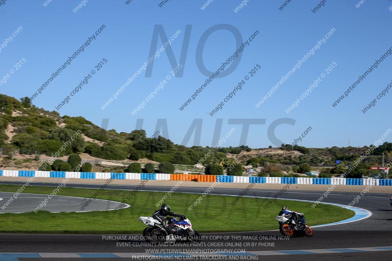 14 to 16th november 2015;Jerez;event digital images;motorbikes;no limits;peter wileman photography;trackday;trackday digital images