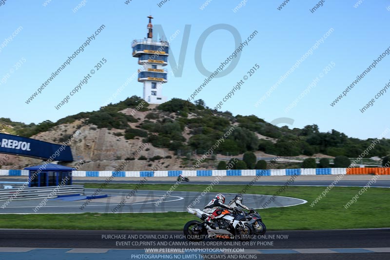 14 to 16th november 2015;Jerez;event digital images;motorbikes;no limits;peter wileman photography;trackday;trackday digital images