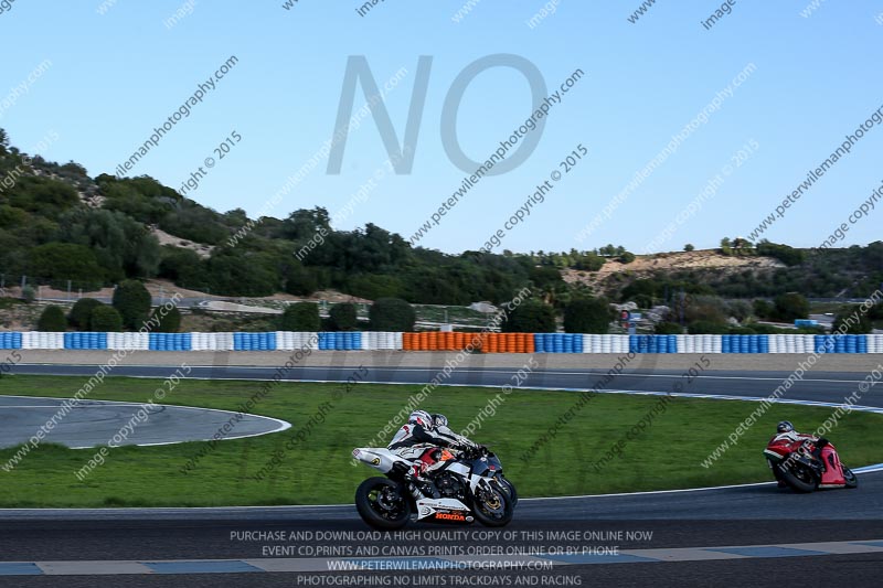 14 to 16th november 2015;Jerez;event digital images;motorbikes;no limits;peter wileman photography;trackday;trackday digital images