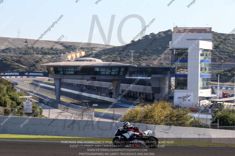 14 to 16th november 2015;Jerez;event digital images;motorbikes;no limits;peter wileman photography;trackday;trackday digital images