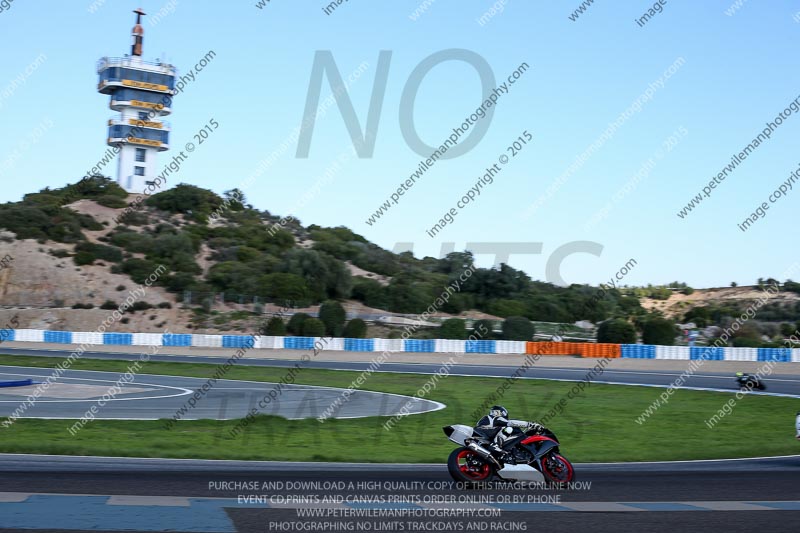 14 to 16th november 2015;Jerez;event digital images;motorbikes;no limits;peter wileman photography;trackday;trackday digital images