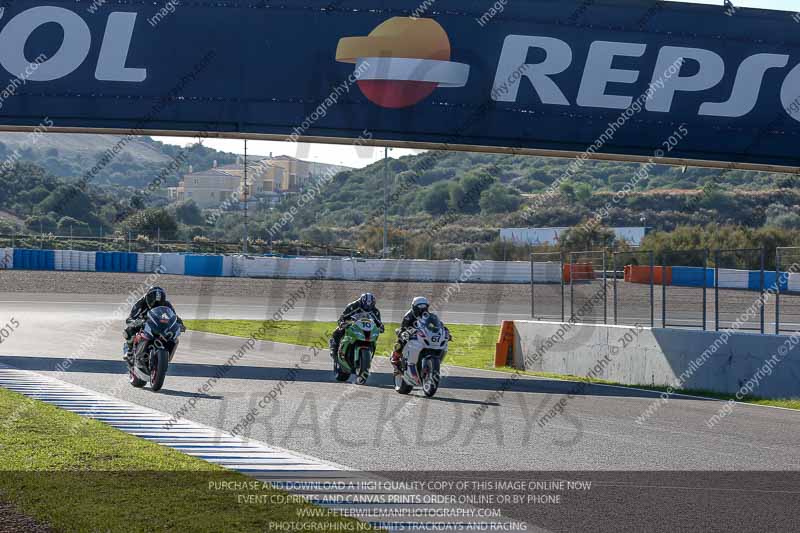 14 to 16th november 2015;Jerez;event digital images;motorbikes;no limits;peter wileman photography;trackday;trackday digital images