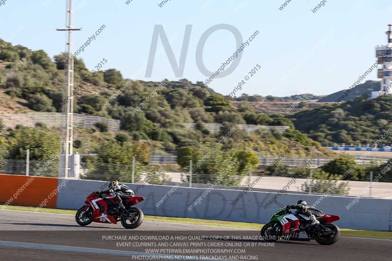 14 to 16th november 2015;Jerez;event digital images;motorbikes;no limits;peter wileman photography;trackday;trackday digital images