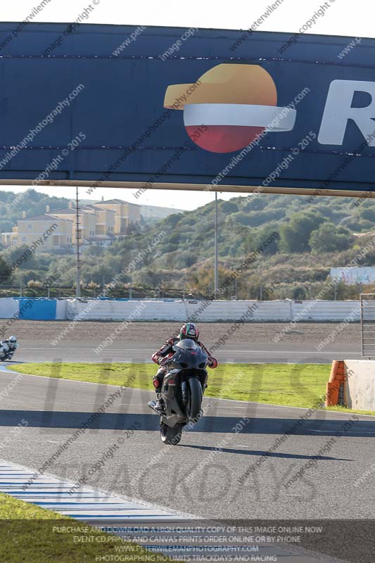 14 to 16th november 2015;Jerez;event digital images;motorbikes;no limits;peter wileman photography;trackday;trackday digital images