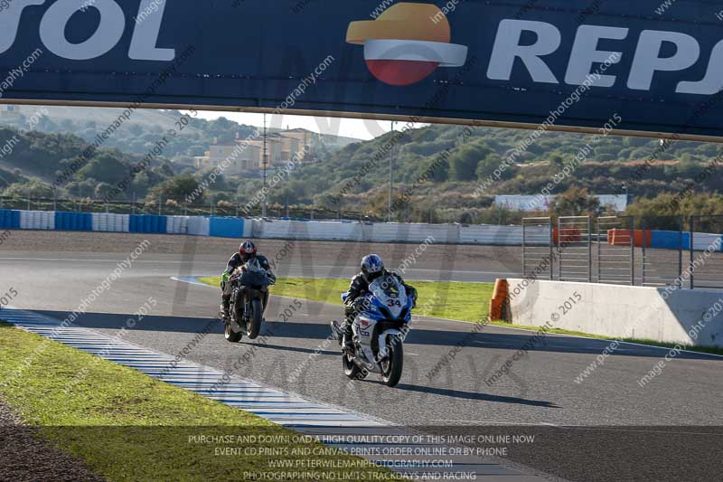 14 to 16th november 2015;Jerez;event digital images;motorbikes;no limits;peter wileman photography;trackday;trackday digital images