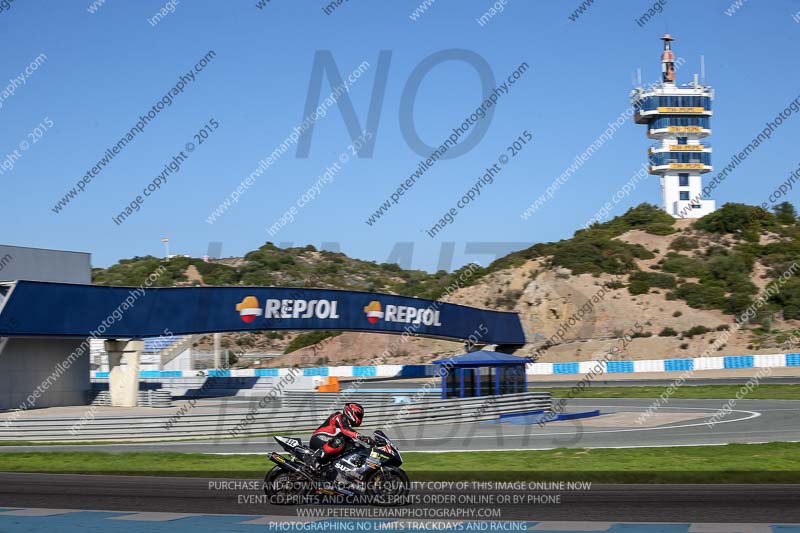 14 to 16th november 2015;Jerez;event digital images;motorbikes;no limits;peter wileman photography;trackday;trackday digital images