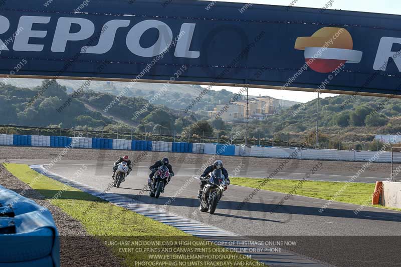 14 to 16th november 2015;Jerez;event digital images;motorbikes;no limits;peter wileman photography;trackday;trackday digital images