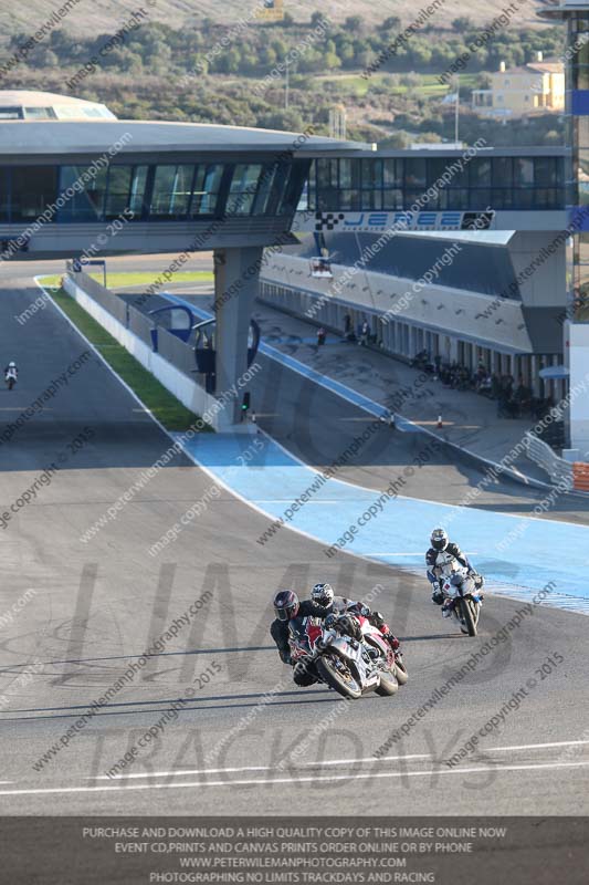 14 to 16th november 2015;Jerez;event digital images;motorbikes;no limits;peter wileman photography;trackday;trackday digital images