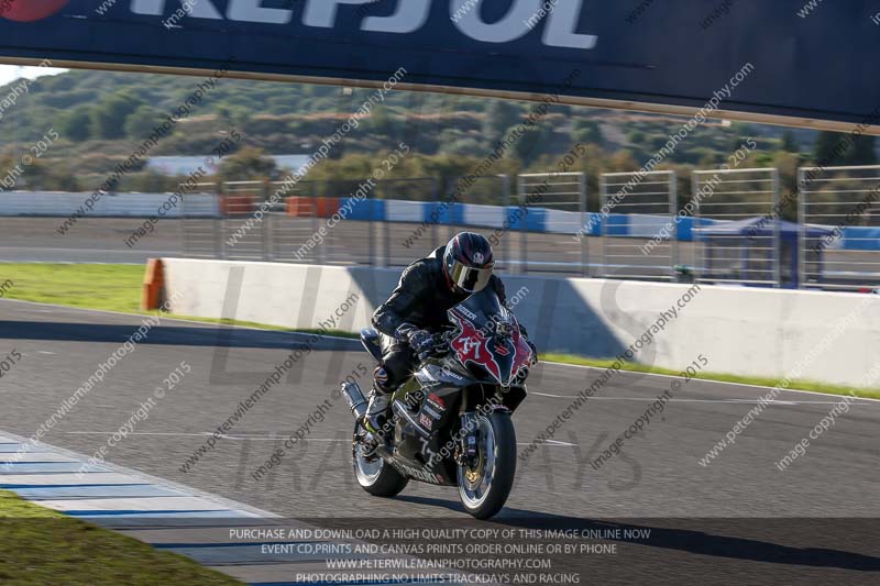 14 to 16th november 2015;Jerez;event digital images;motorbikes;no limits;peter wileman photography;trackday;trackday digital images