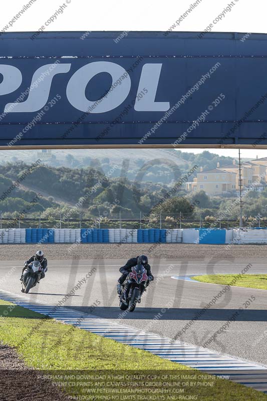 14 to 16th november 2015;Jerez;event digital images;motorbikes;no limits;peter wileman photography;trackday;trackday digital images